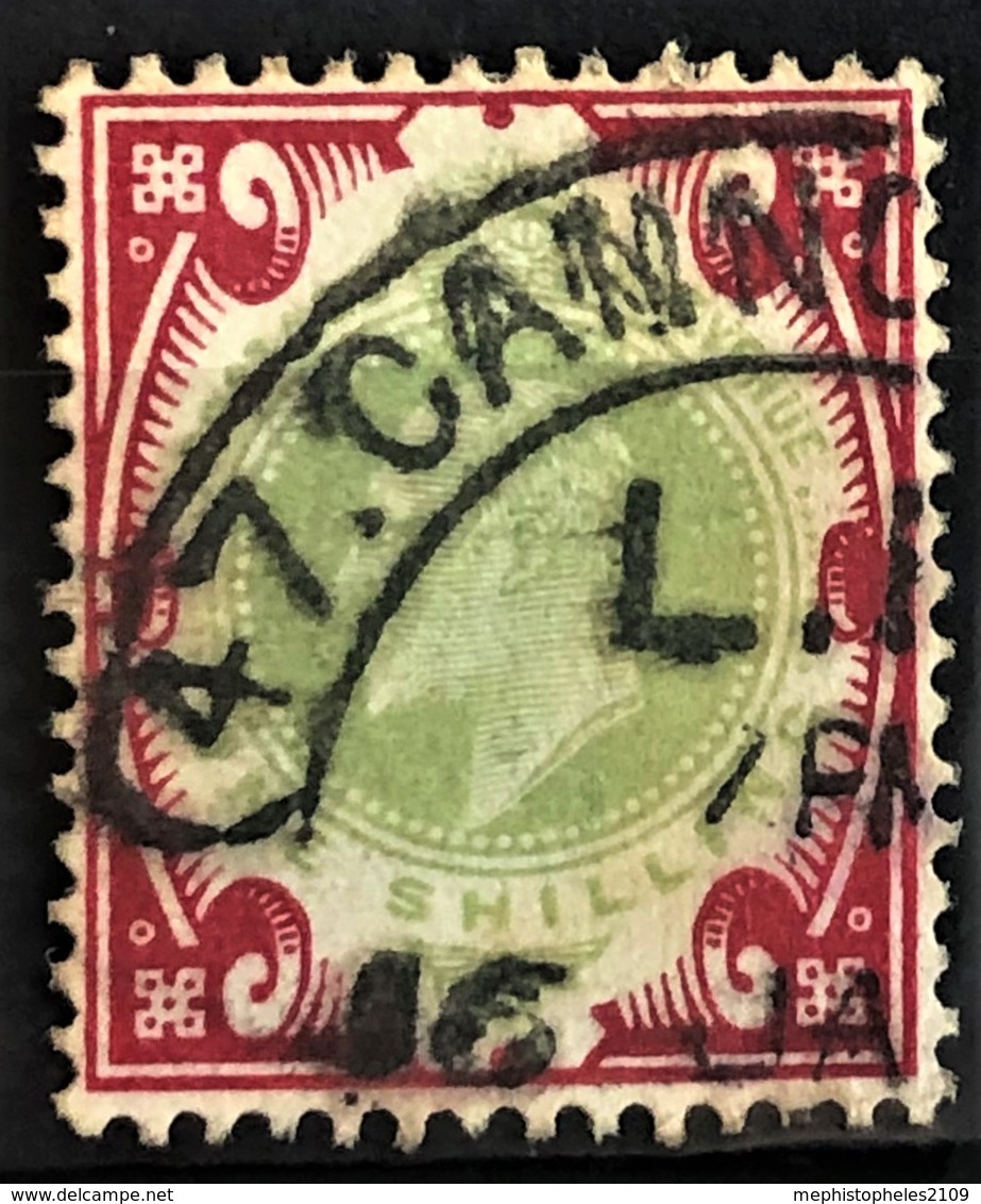 GREAT BRITAIN 1912 - Canceled - Sc# 138c - 1sh - Oblitérés