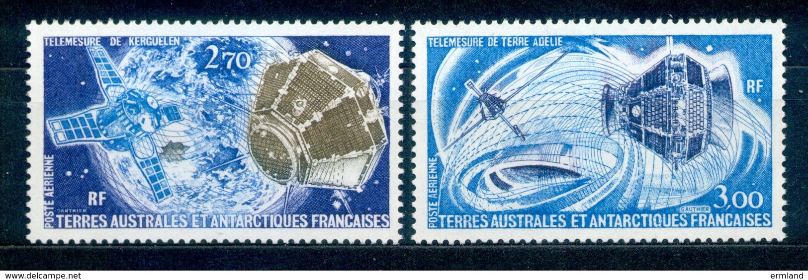 TAAF - Terres Australes Et Antarctiques Francaises - Französische Gebiete In Der Antarktis 1977 - Michel 120 - 121 ** - Nuevos