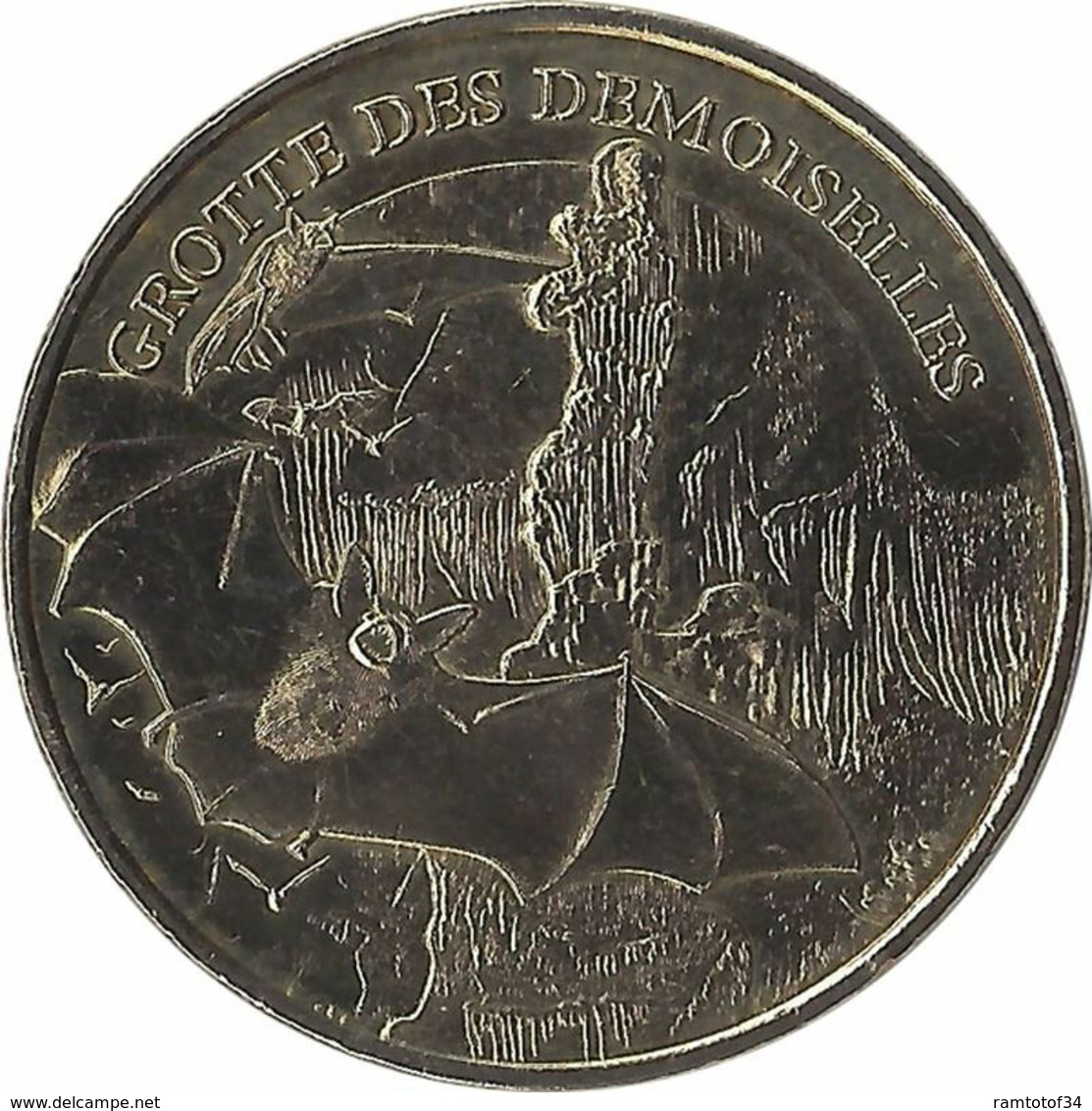 2009 MDP129 - GANGES - Grotte Des Demoiselles 3 (Les Chauves Souris) / MONNAIE DE PARIS - 2009