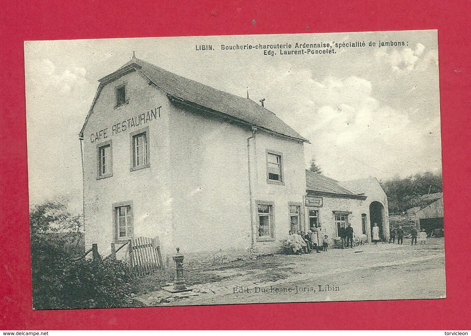 C.P. Libin =  Boucherie-Charcuterie Ardennaise  Spécialiste De Jambons  :  LAURENT PONCELET - Libin