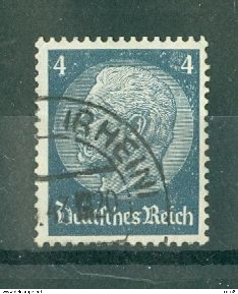 ALLEMAGNE (III Reich) - N° 485 Oblitéré - 85° Anniversaire Du Maréchal Hindenburg. - Oblitérés