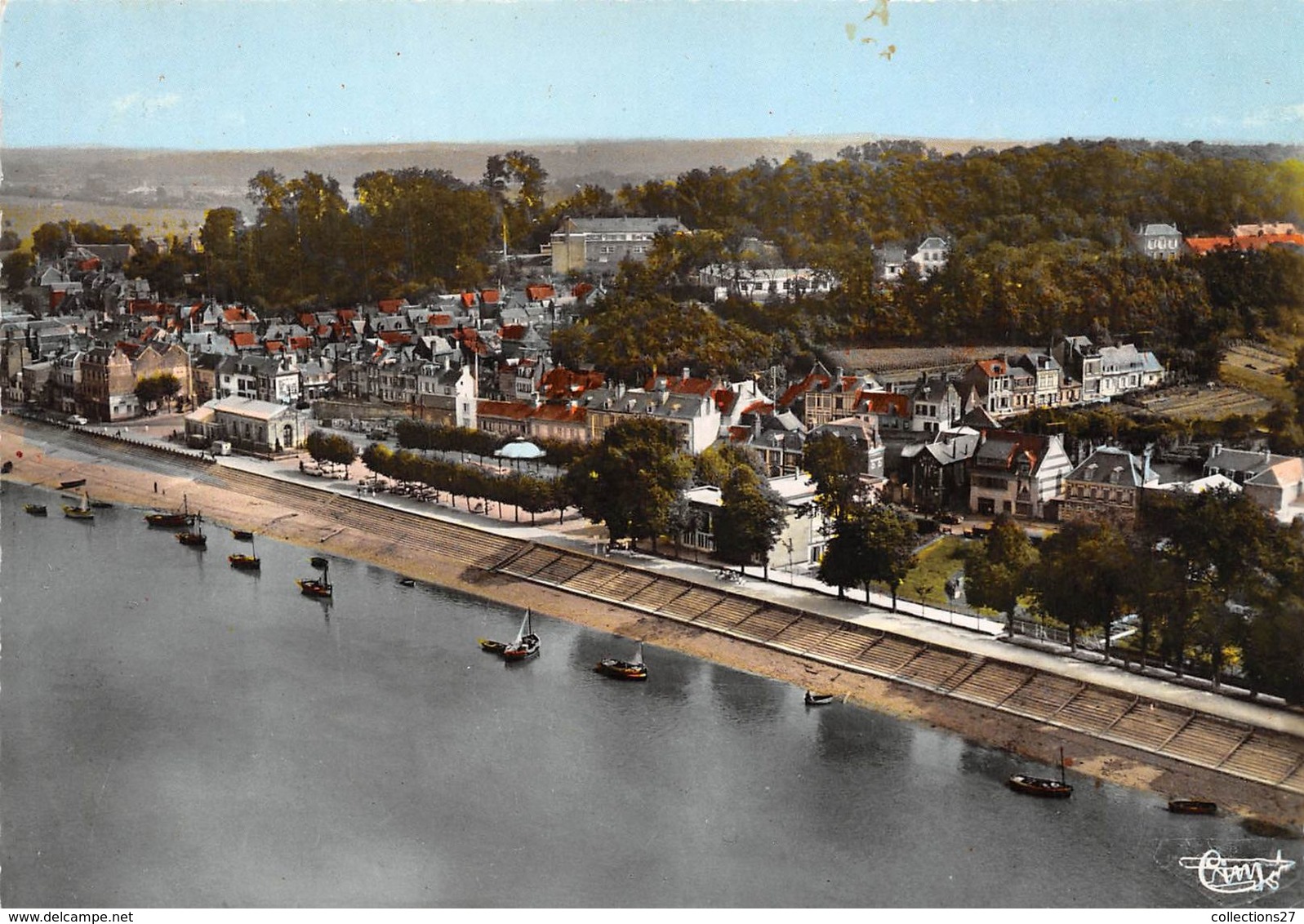 80-SAINT-VALERY-SUR-SOMME- VUE GENERALE AERIENNE - Saint Valery Sur Somme