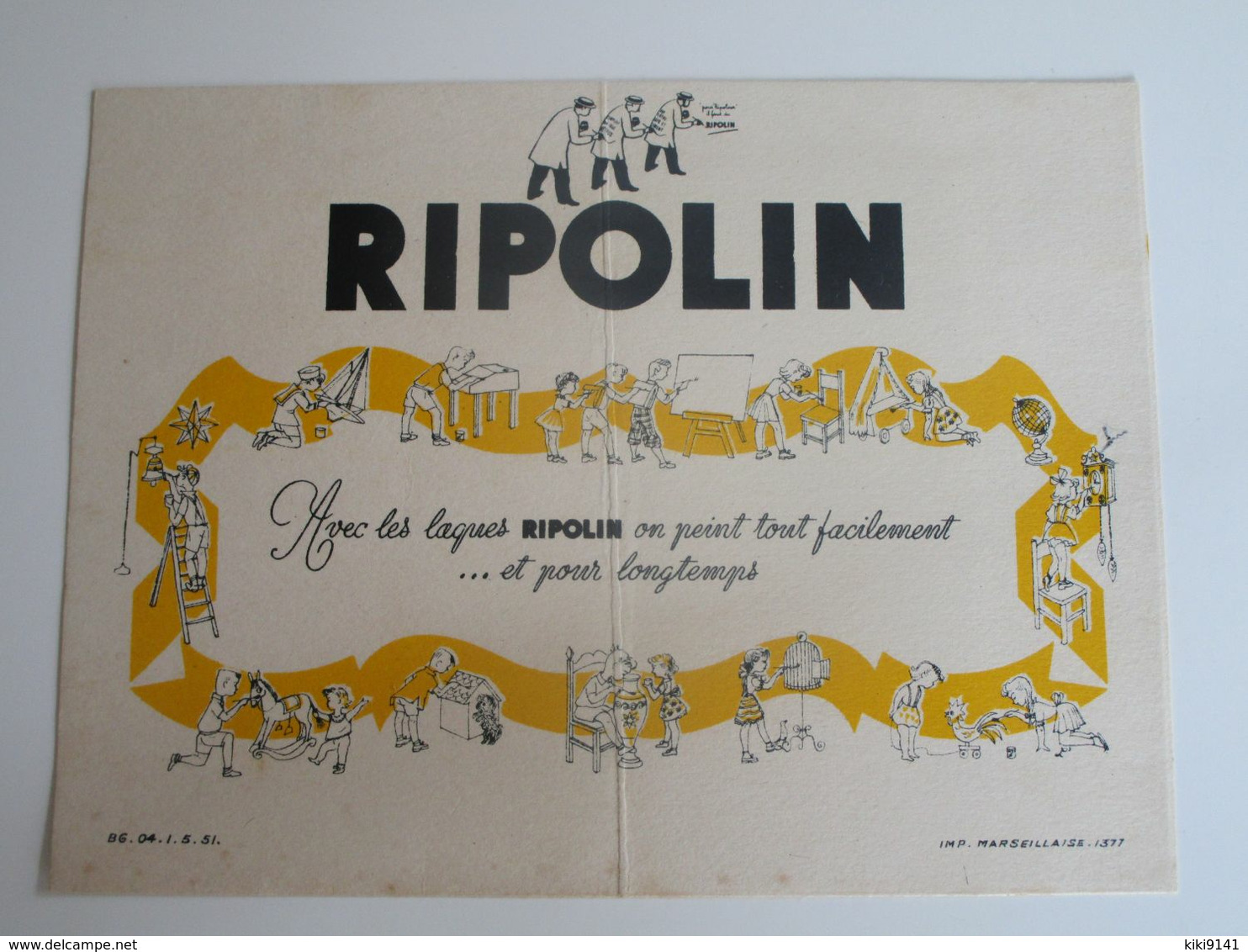 RIPOLIN - Avec Les Laques RIPOLIN On Peint Tout Facilement.....et Pour Longtemps - Vernici