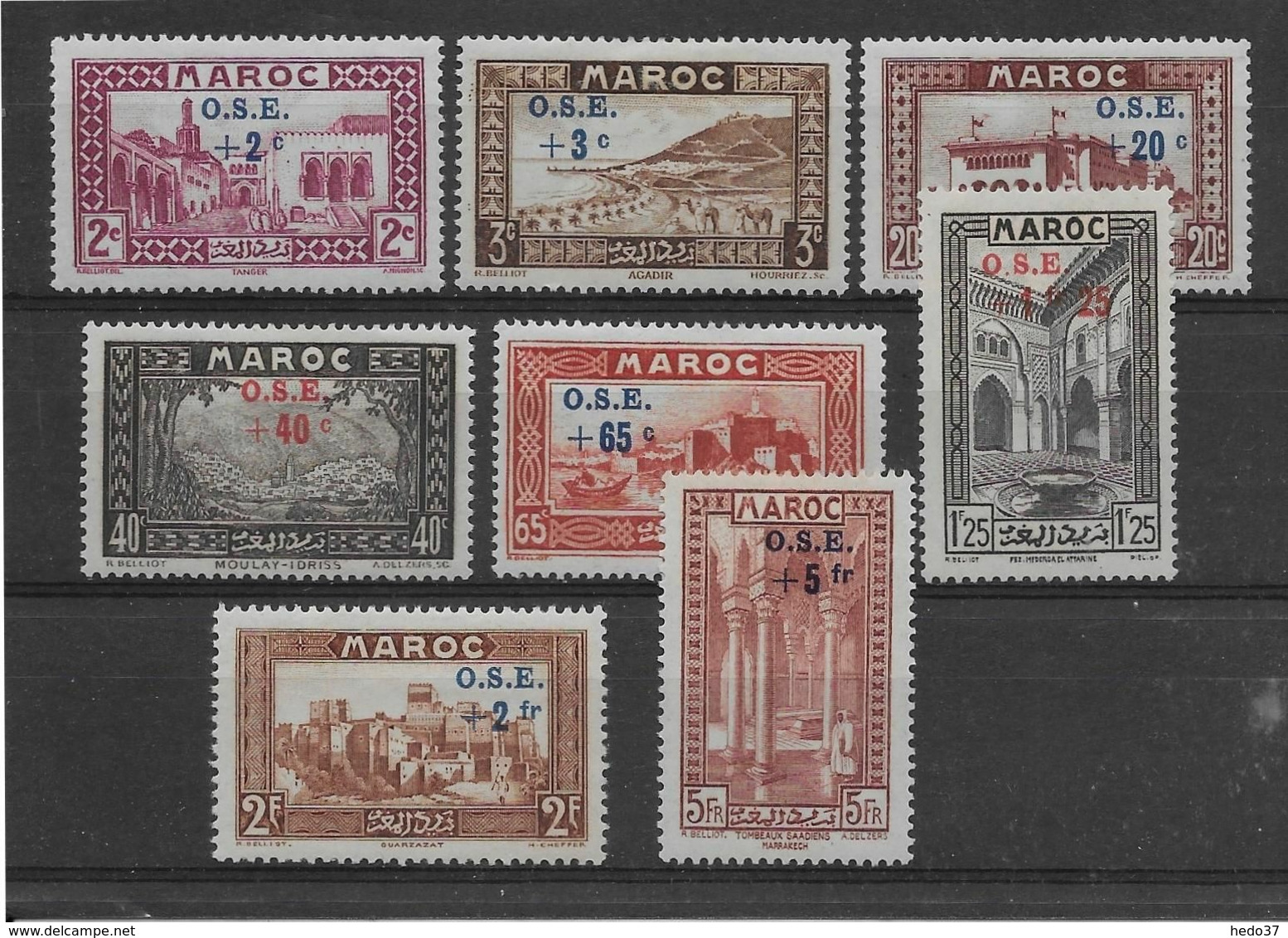 Maroc N°153/160 - Neuf * Avec Charnière - TB - Ungebraucht