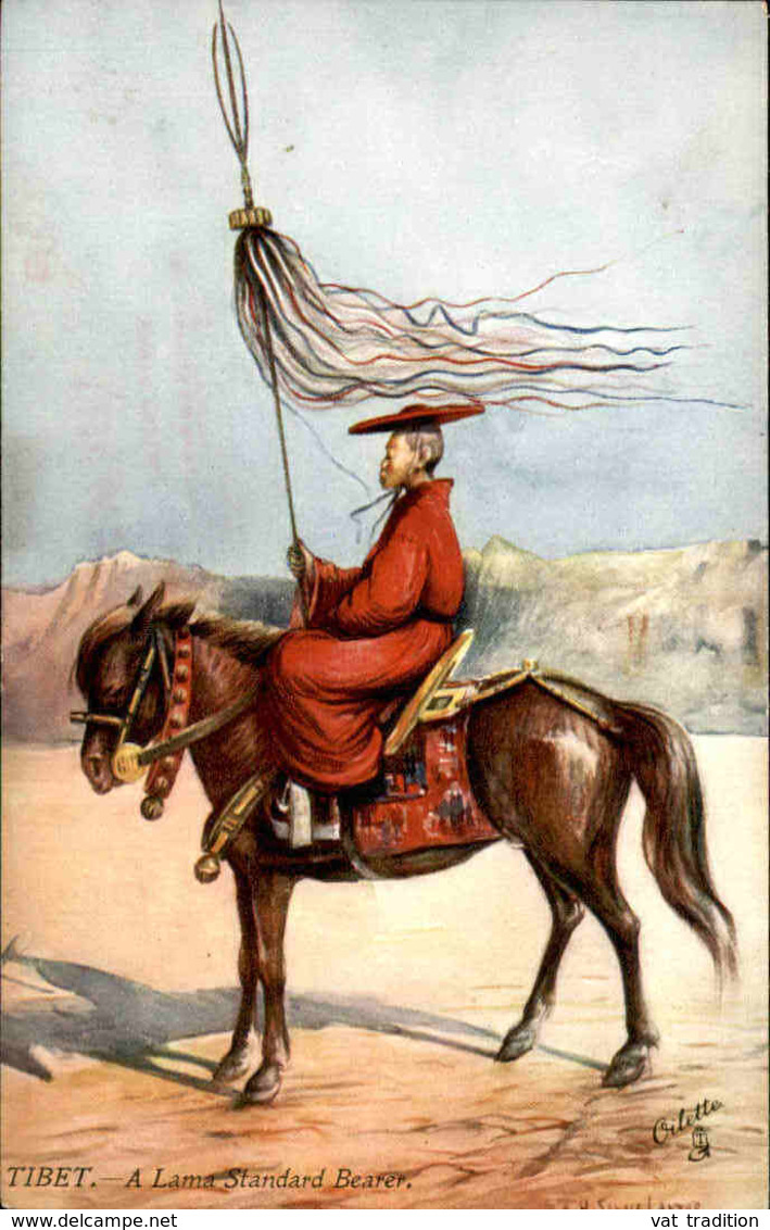 TIBET - Carte Postale - A Lama Standard Bearer  - L 67751 - Tibet