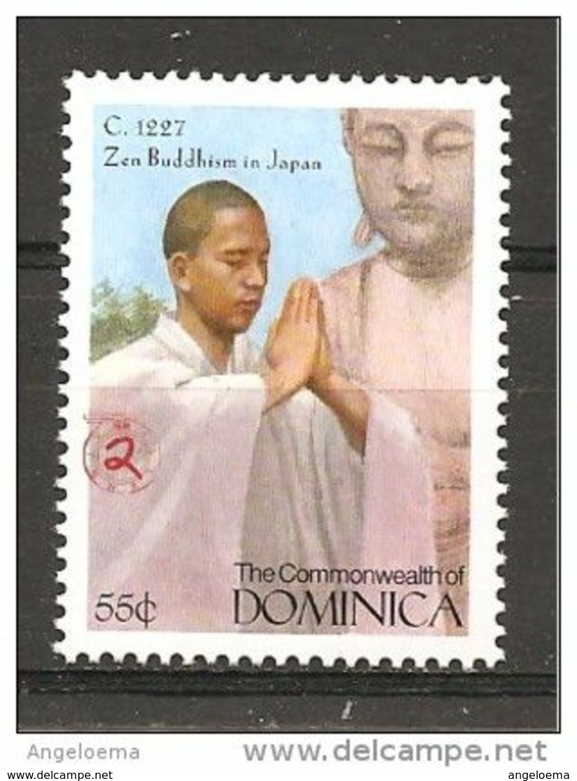 DOMINICA - 2000 Il Buddismo In Giappone Nel 1227 Nuovo** MNH - Buddhism