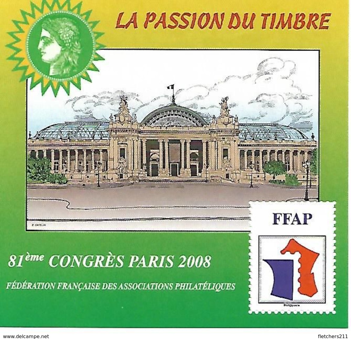 TIMBRE FRANCE NEUF 2008 - FFAP - N°2 YT. - FFAP