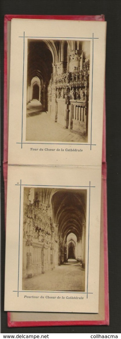 28 / Souvenir de Chartres / Carnet de 12 vues photos en carton épais