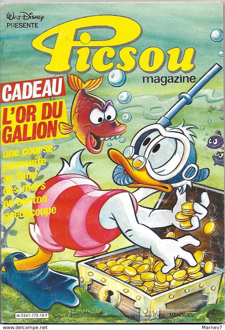 PICSOU Magazine - Année 1986 N° 172 - 173 - 174 - 175 - 176 - Walt Disney - Disney