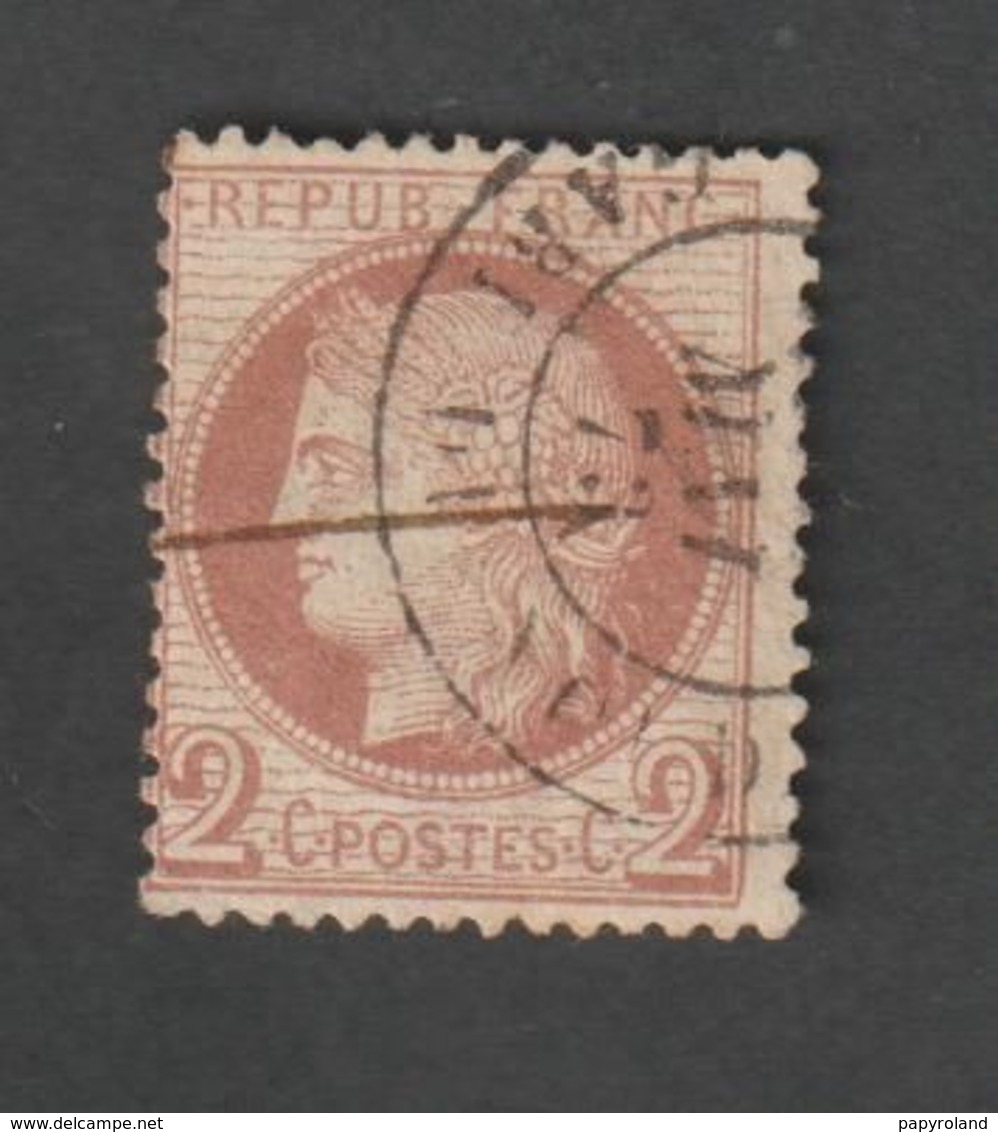 Timbres 1872 -  N°51a   - Type Cérès - Dentelé III éme République   - Oblitéré  - - Andere & Zonder Classificatie