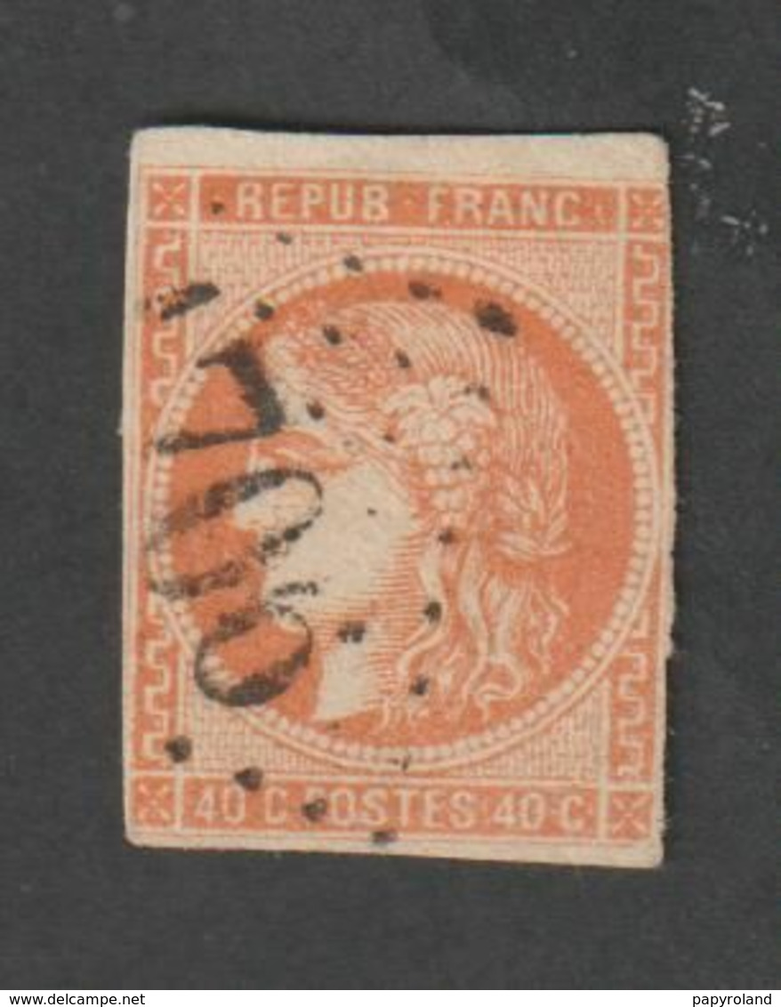 Timbres -  N°48a  -  Type Cérès - Dite Du Siège De Paris - 1870   - Oblitéré  - - Andere & Zonder Classificatie