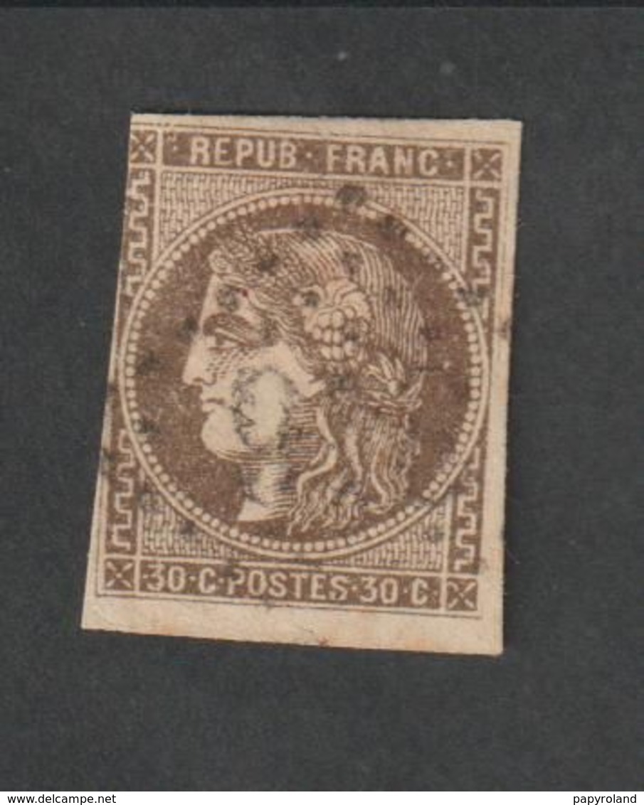 Timbres -  N°47 D  - Type Cérès - Dite Du Siège De Paris - 1870   - Oblitéré  - ** - Other & Unclassified