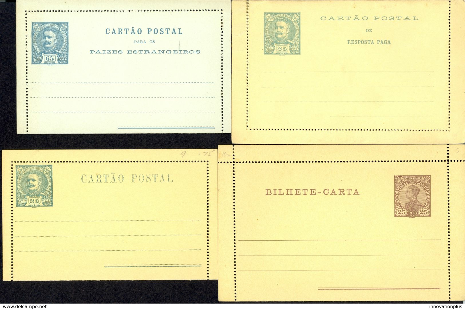 26 Portugal Postal Letter Cards (Almost Complete Higgins & Gage Collection) Unused - Entiers Postaux