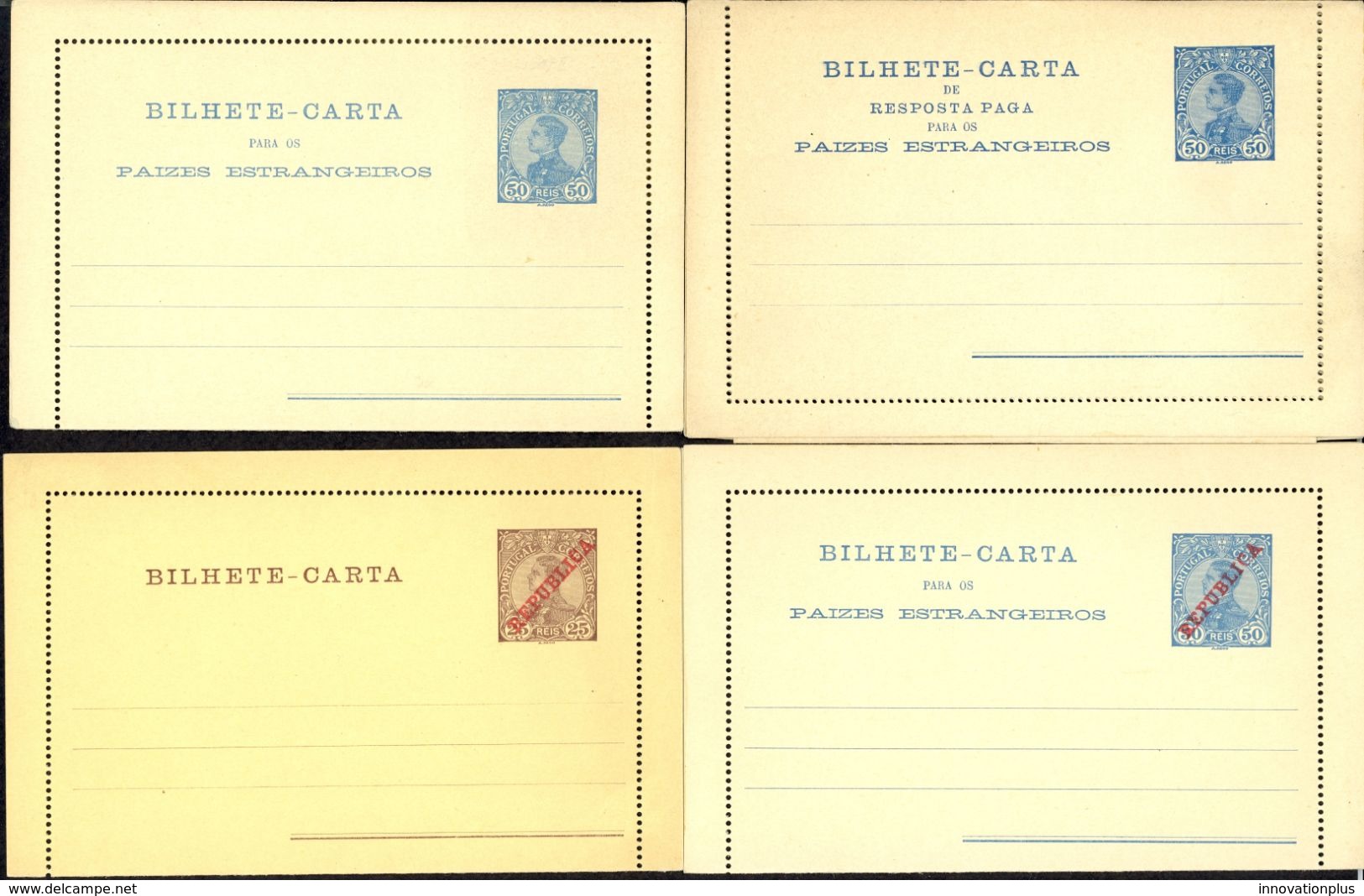 26 Portugal Postal Letter Cards (Almost Complete Higgins & Gage Collection) Unused - Entiers Postaux