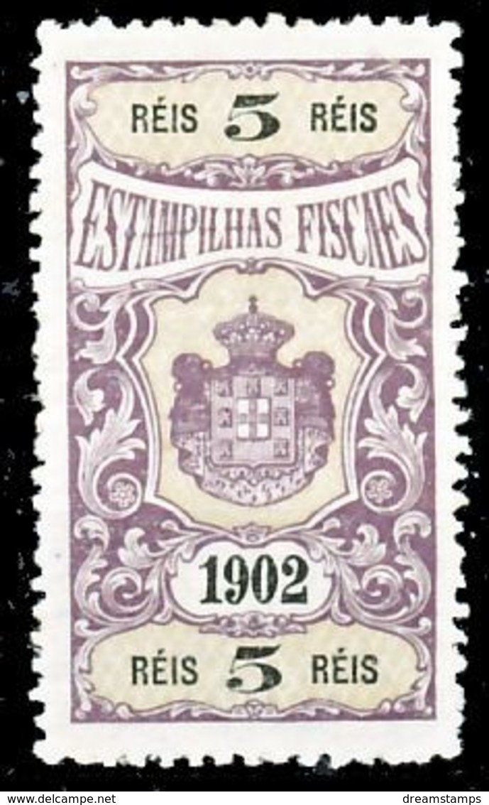 !										■■■■■ds■■ Portugal Revenues 1902 5 Réis (*) (x13107) - Ongebruikt