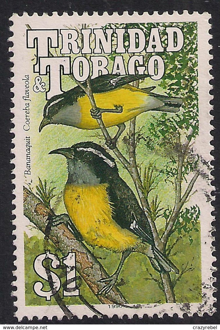 Trinidad & Tobago 1990 QE2 $1 Babannaquit Used SG 840 ( L1169 ) - Trinité & Tobago (...-1961)