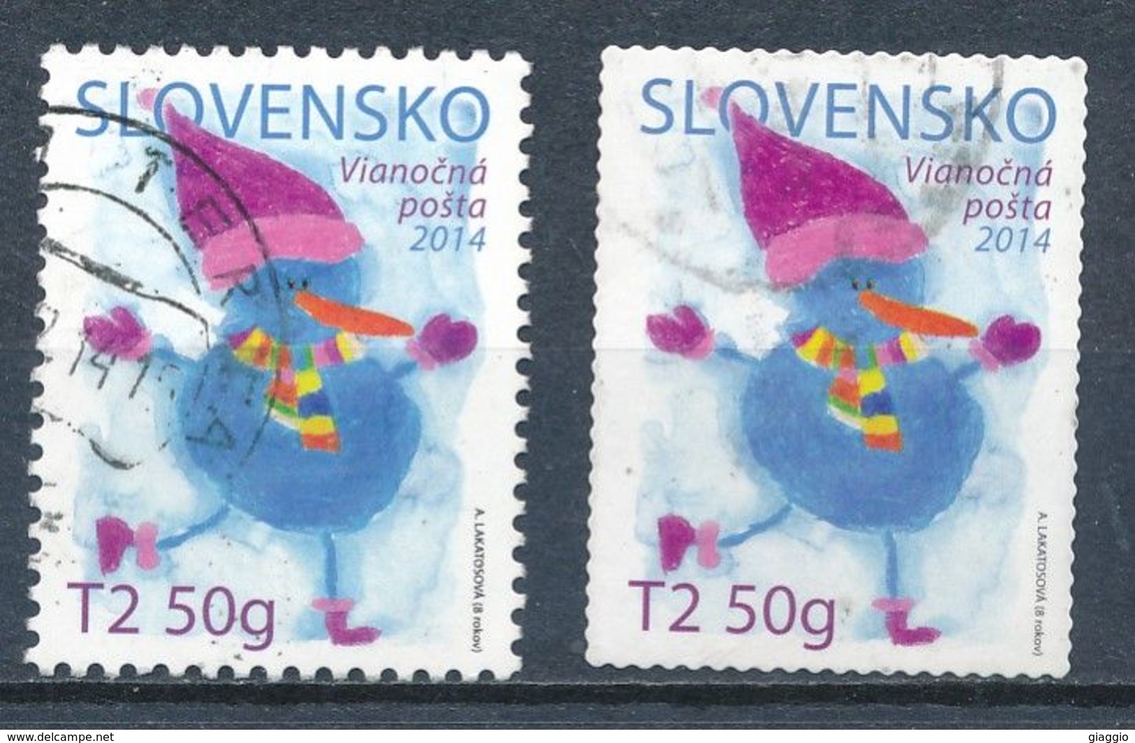 °°° SLOVENSKO - Y&T N°653/54 - 2014 °°° - Usados