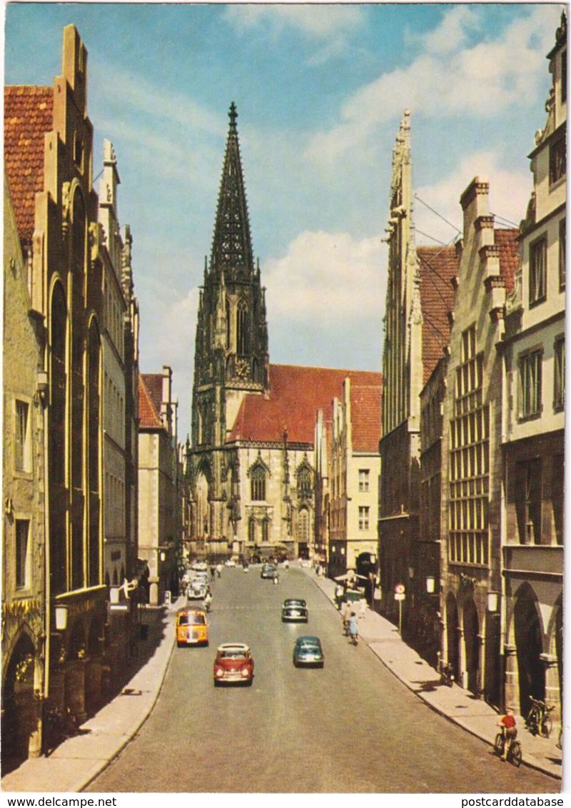 Münster Prinzipalmarkt - & Old Cars - Munster