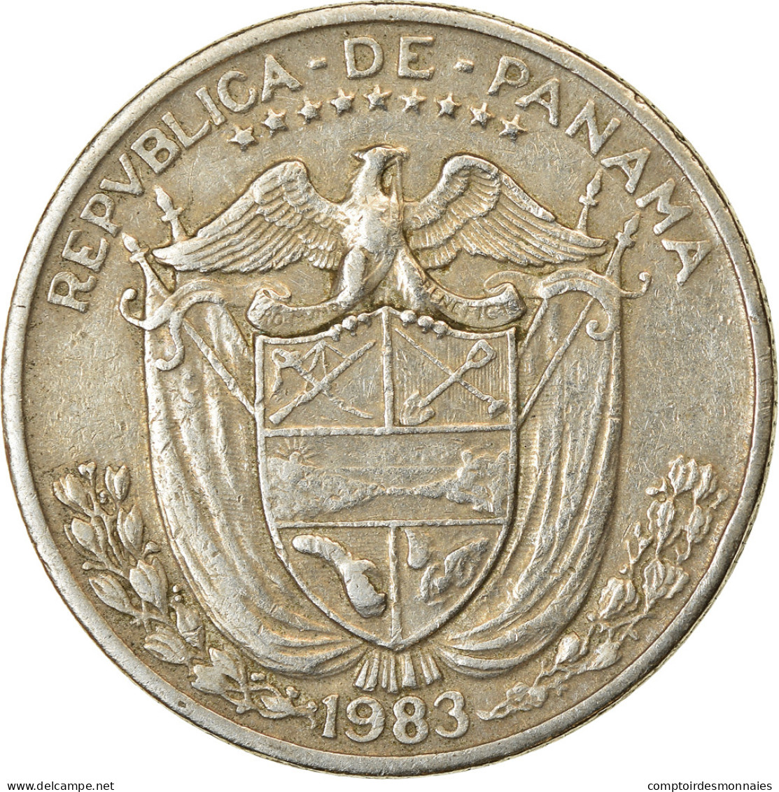 Monnaie, Panama, 1966 Dates Struck At US Mint In San Francisco., 1/4 Balboa - Panama