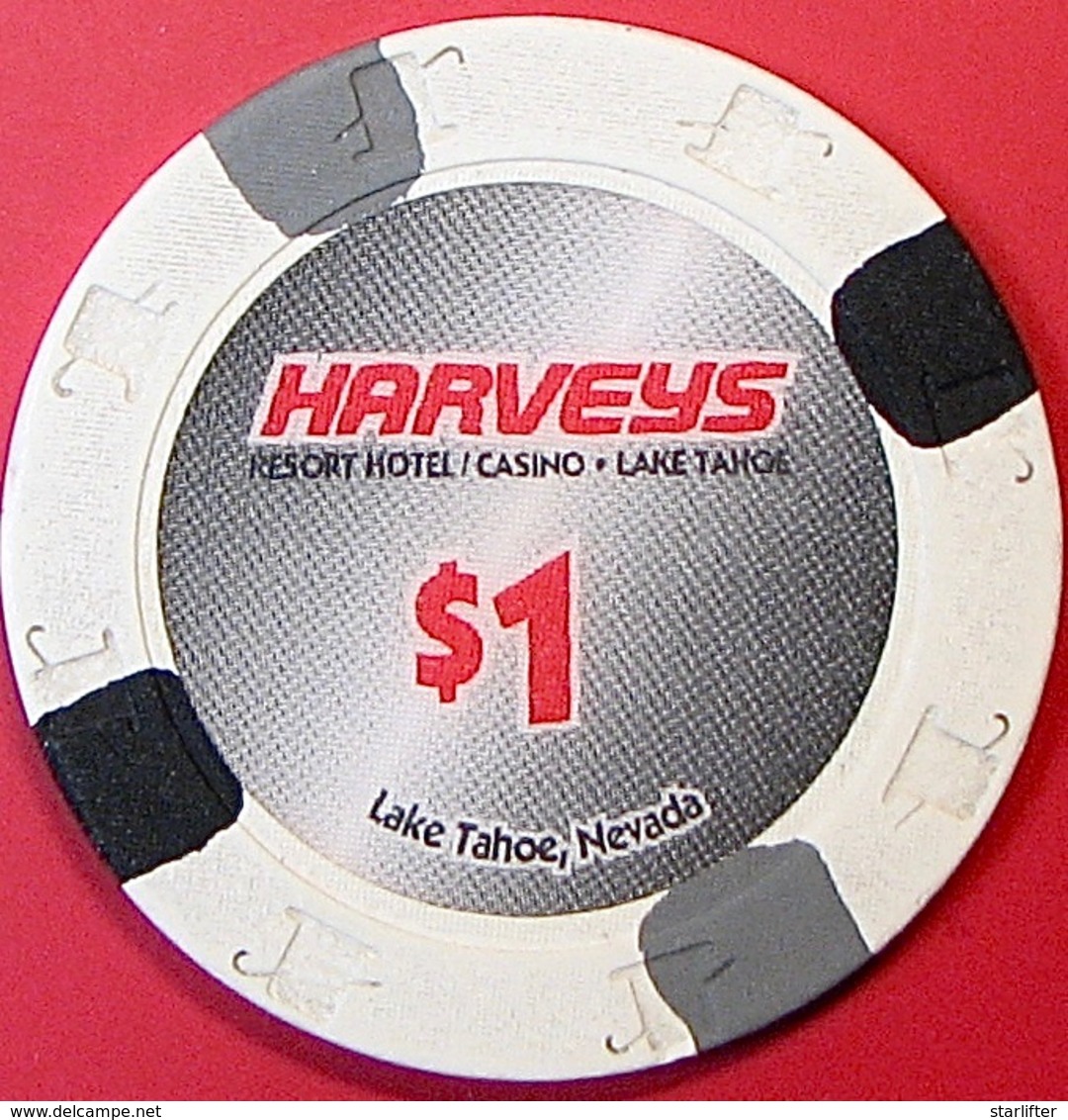 $1 Casino Chip. Harvey's, Lake Tahoe, NV. O78. - Casino