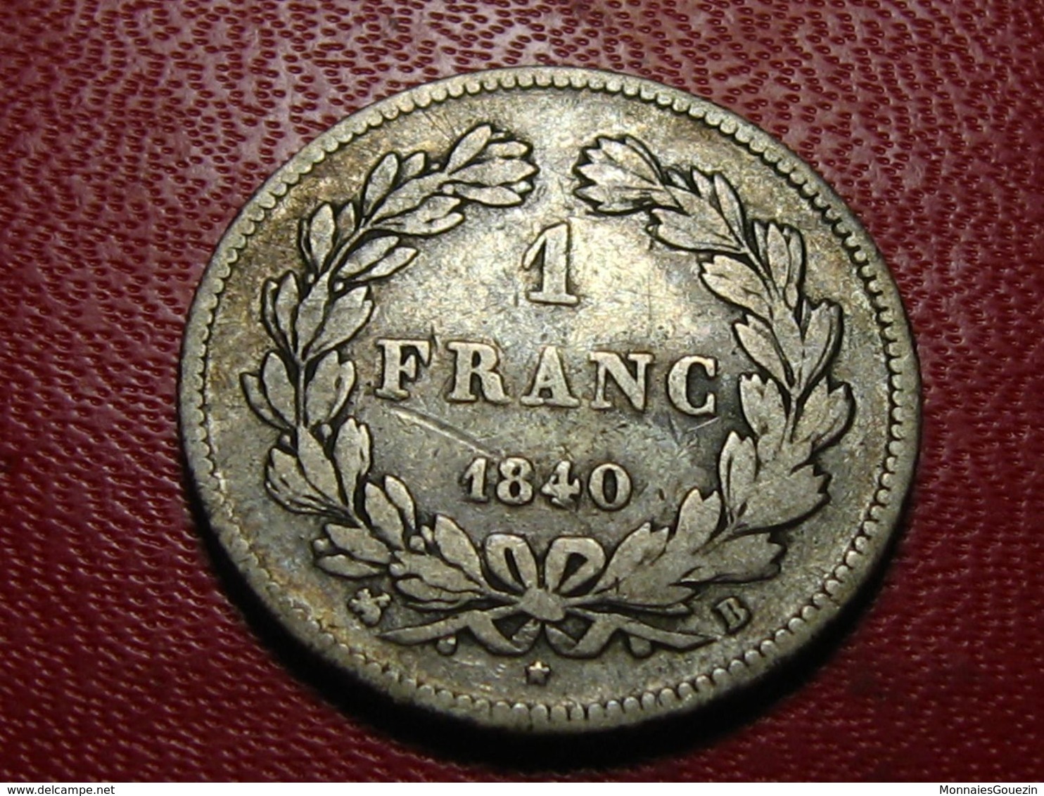 France - Franc 1840 B Rouen Louis Philippe 4867 - 1 Franc