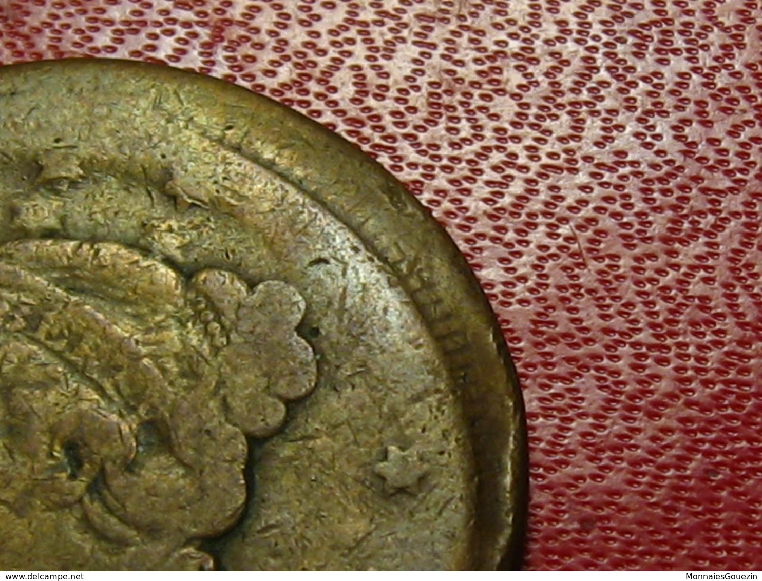 USA - One Cent 1844 Braided Hair - Double Strike Frappe Fautée Error 4879 - 1840-1857: Braided Hair