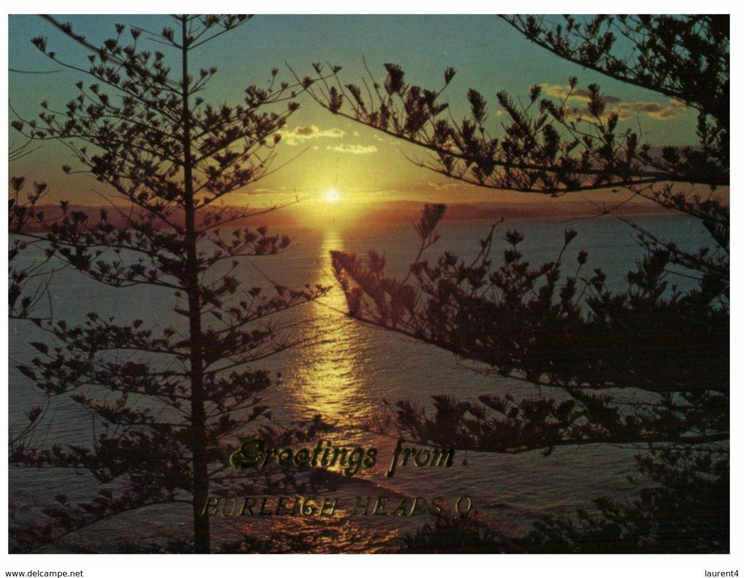 (J 4) Australia - QLD - Burleight Heads L (wiht Many Stamps) - Sunshine Coast