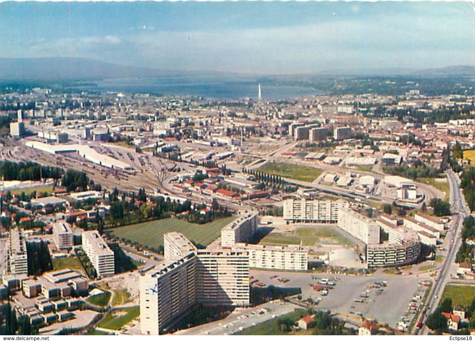 Geneve - Bachet De Pesay - Les Palettes Et La Gare De La Praille   G 884 - Genève