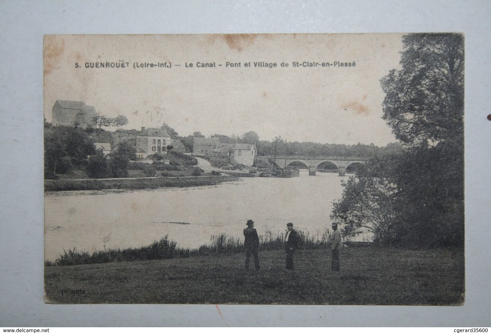 44 : Guenrouet - Le Canal - Pont Et Village De St Clair En Plessé - Guenrouet
