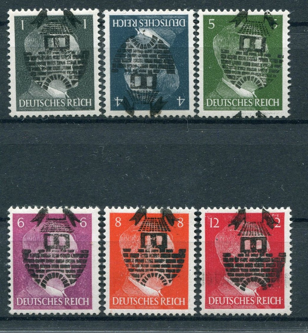 Lokalausgaben Glauchau - Michel I-VI Pfr.**/MNH Außer II Matte Stelle Auf Der Gummierung - Autres & Non Classés