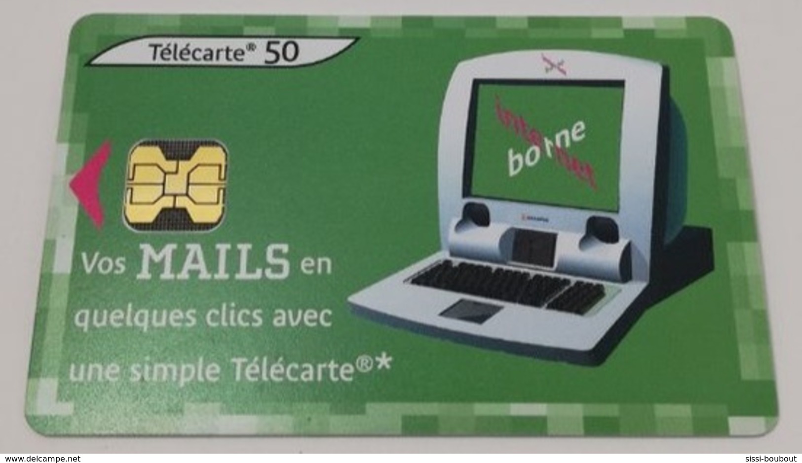 Télécarte - Borne INTERNET - Vos Mails Sur Internet - Opérateurs Télécom
