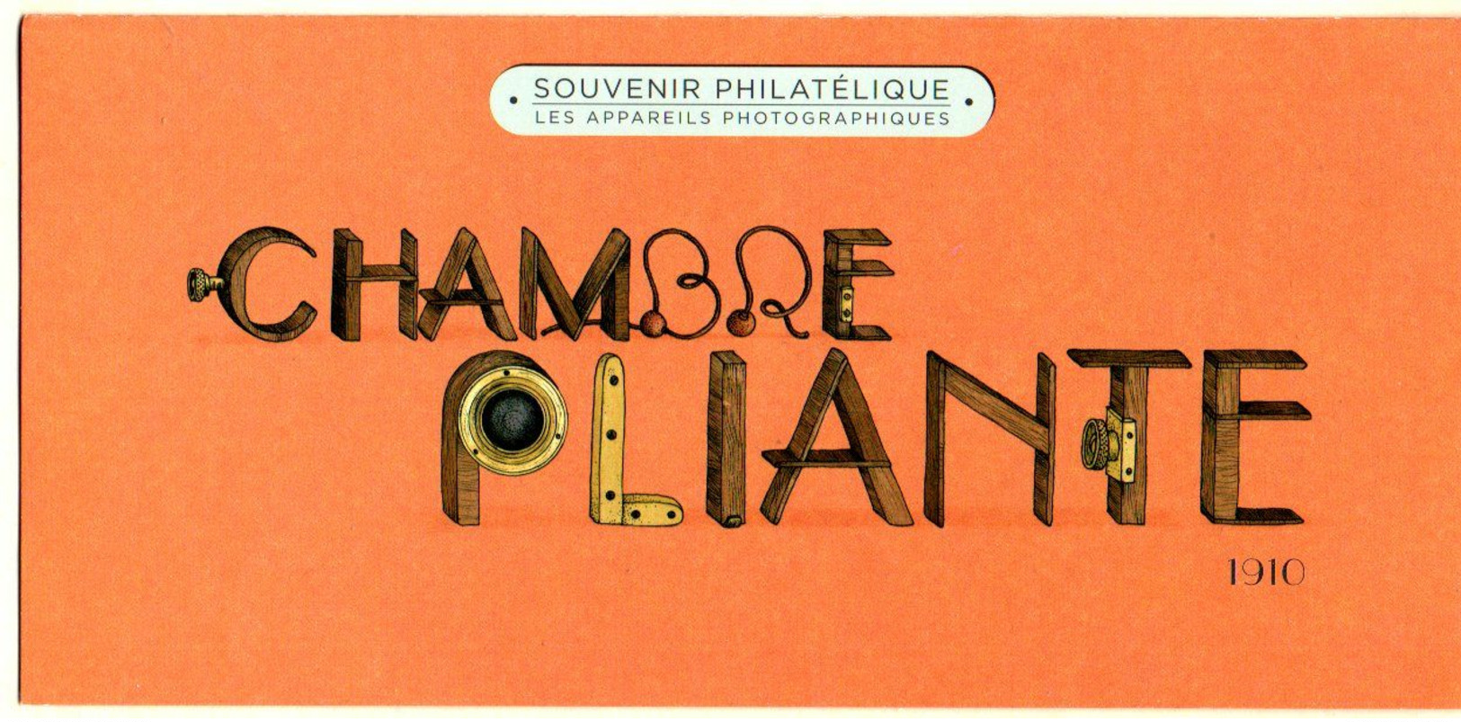 Bloc Souvenir N° 105 - Les Appareils Photographiques - Chambre Pliante 1910 - Souvenir Blokken