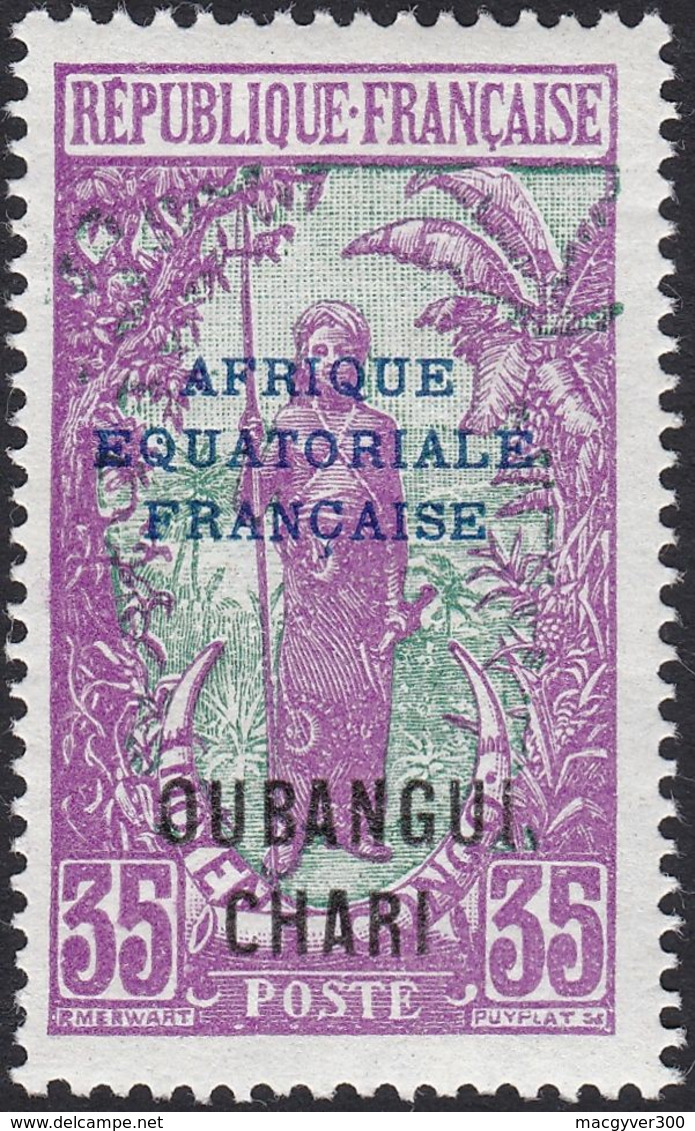 OUBANGUI, 1924-25, (Yvert 51 Au 58). - Neufs