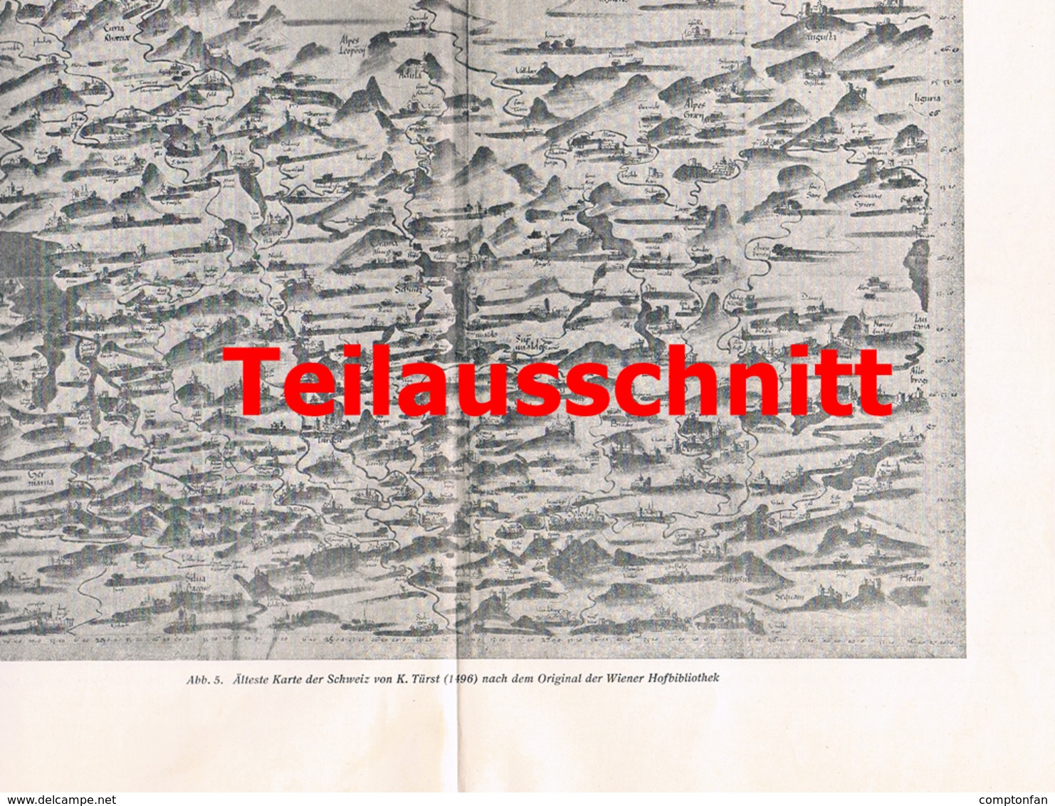 A102 706 Oberhummer ältesten Karten Westalpen Artikel Von 1908 !! - Mapamundis