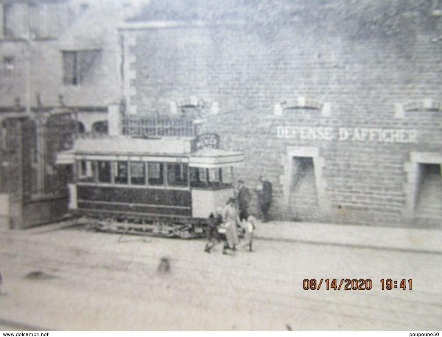 CPA 29 Finistère  BREST - Place Des Portes , Rue De Siam ,  Ligne De Tramway  Attelage Avec Cheval  1925 LL Paris - Brest