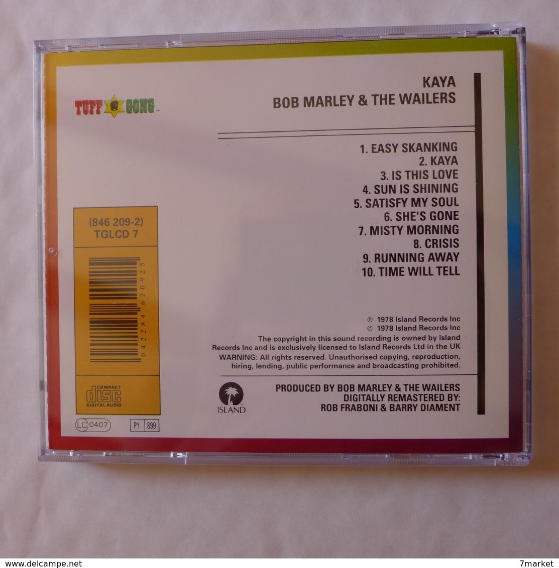 CD/ Bob Marley & The Wailers - Kaya  / TBE - Reggae