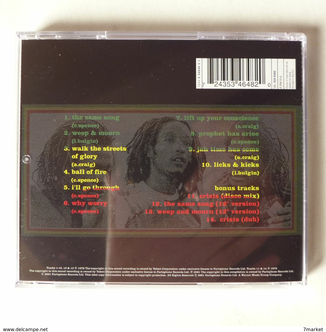 CD/   Israel Vibration - The Same Song  / TBE - Reggae