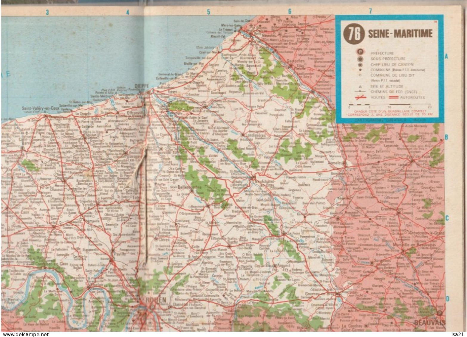 Almanach Du Facteur, Calendrier De La Poste, 1981, SEINE-MARITIME, VIZILLE (38), Lac Des Hautes-Pyrénées - Groot Formaat: 1981-90