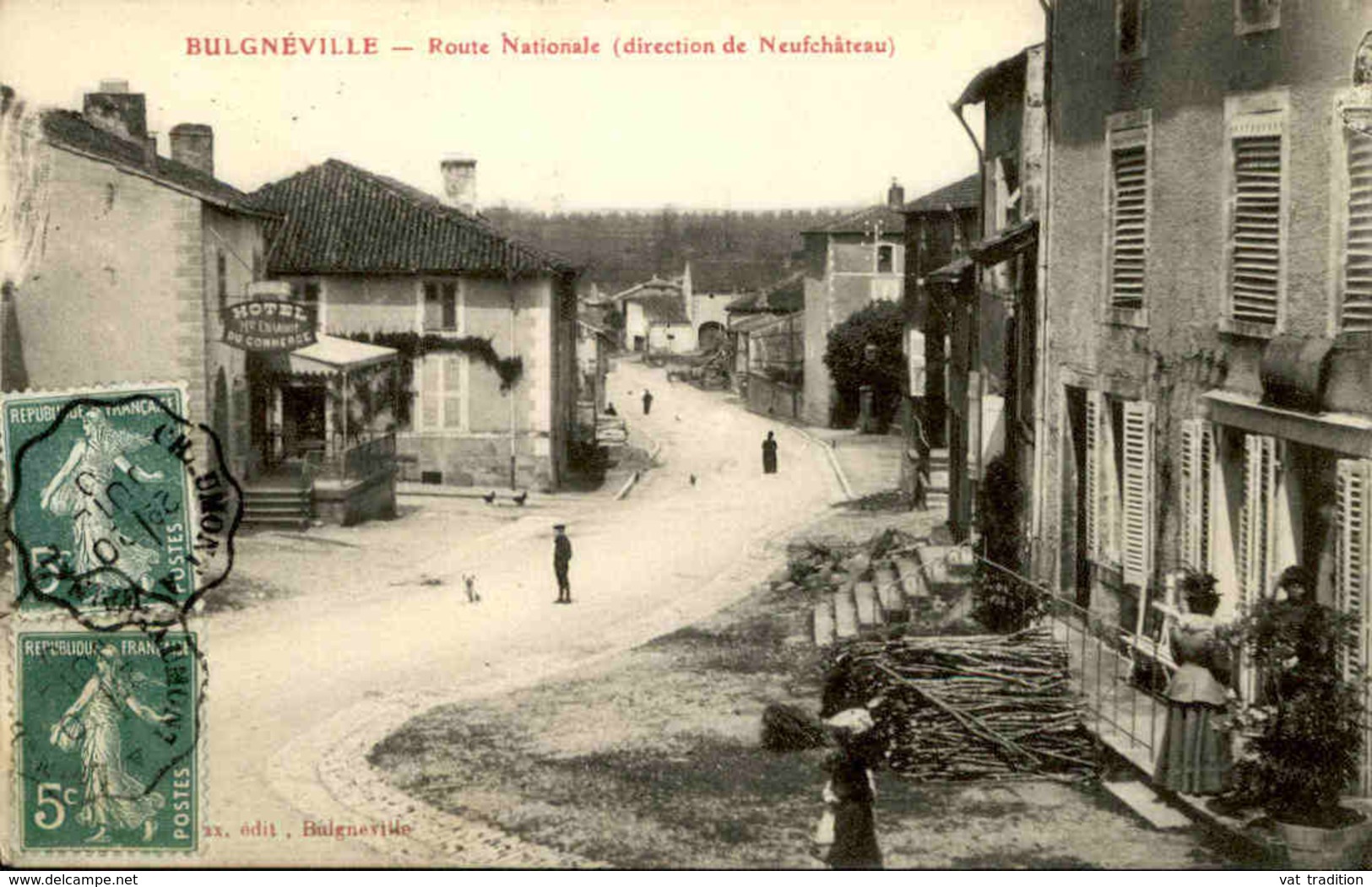 FRANCE - Carte Postale - Bulgnéville - Route Nationale ( Direction Neufchâteau ) - L 67890 - Bulgneville