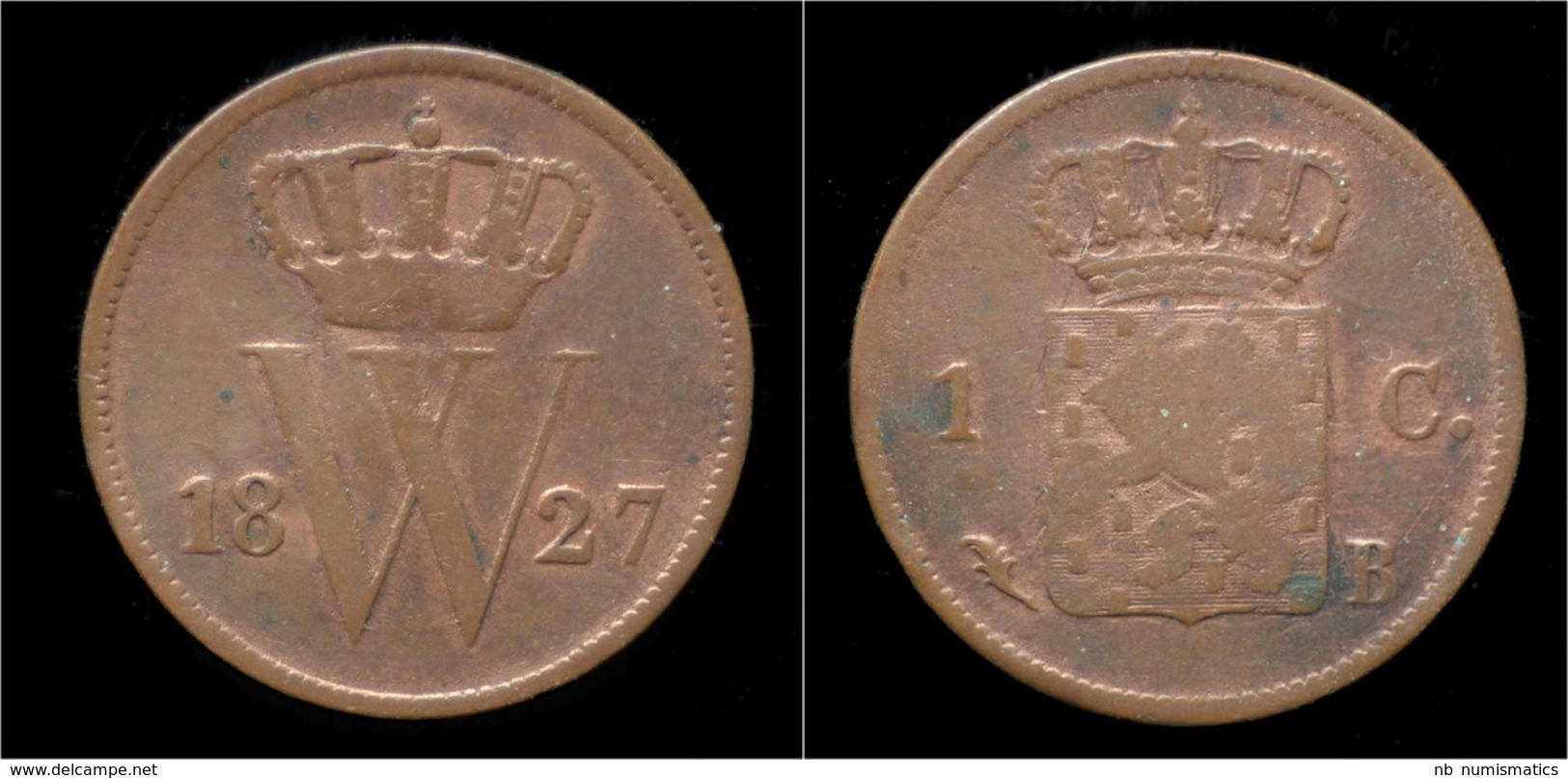 Netherlands Willem I 1 Cent 1827 - 1815-1840: Willem I.