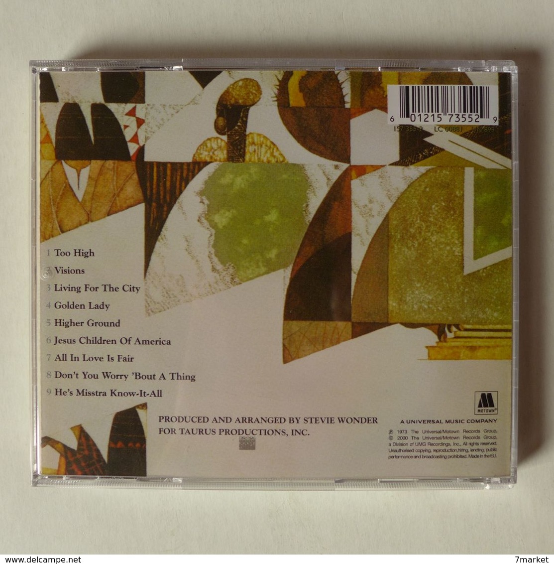 CD/  Stevie Wonder - Innervisions  / TBE - Soul - R&B