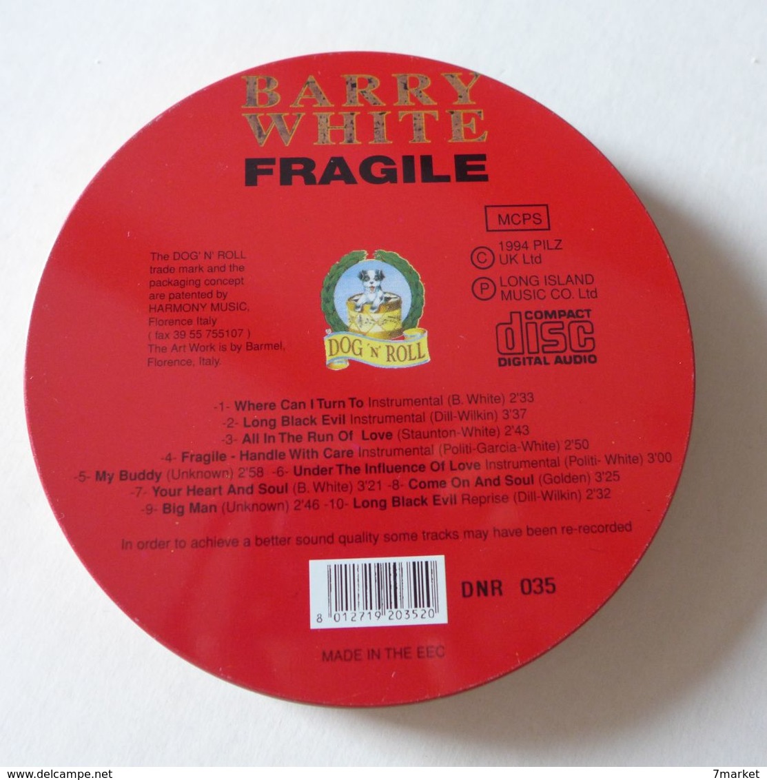 CD/  Barry White - Fragile  / TBE - Soul - R&B