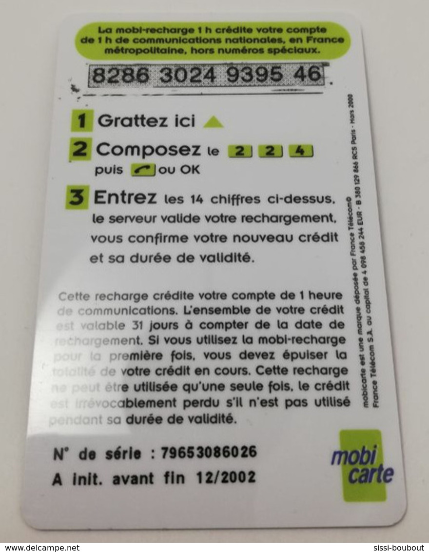 Télécarte - France Télécom - MOBI CARTE - Telecom Operators