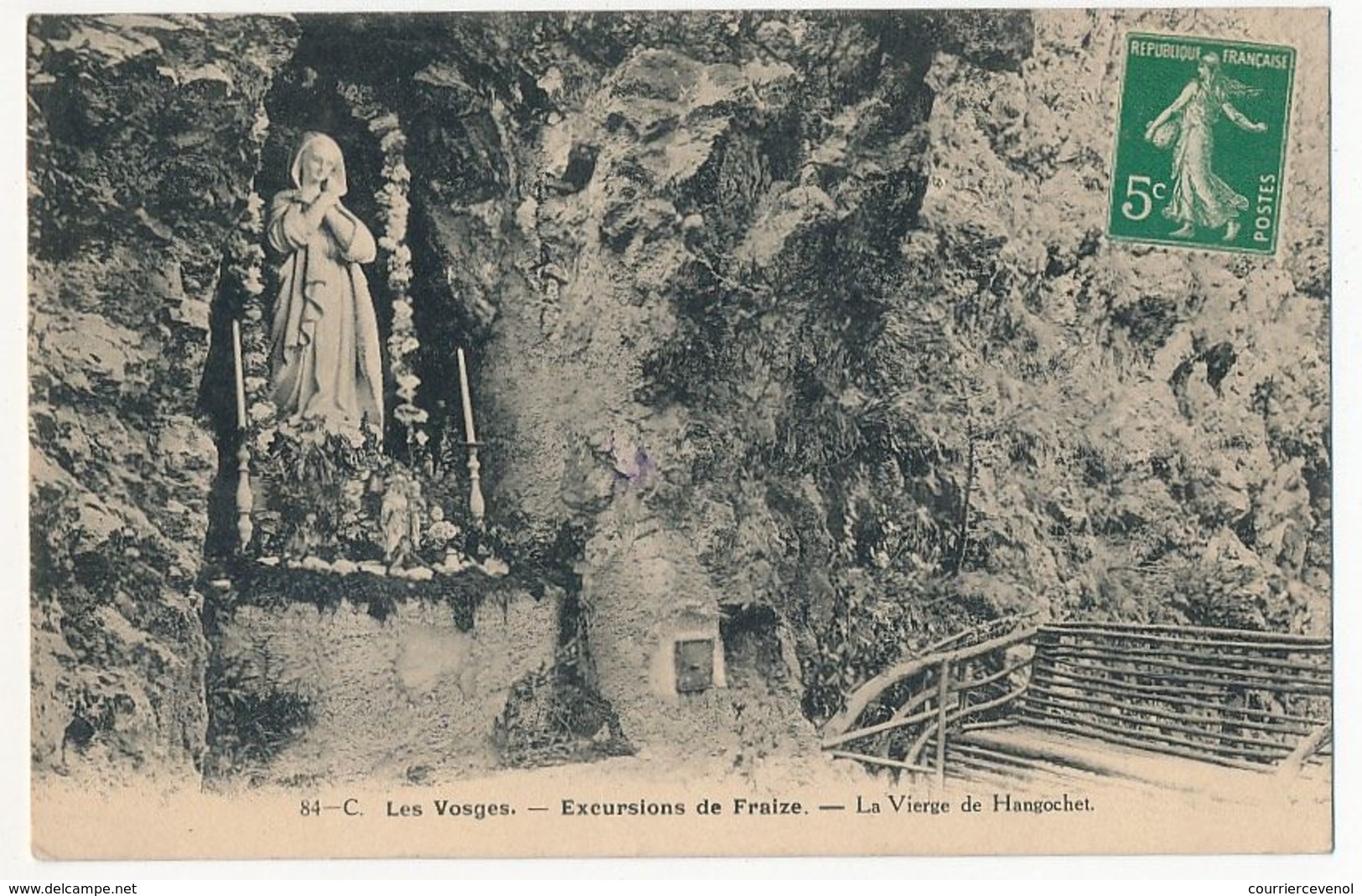 CPA - FRAIZE (Vosges) - Excursions De Fraize - La Vierge De Hangochet - Fraize