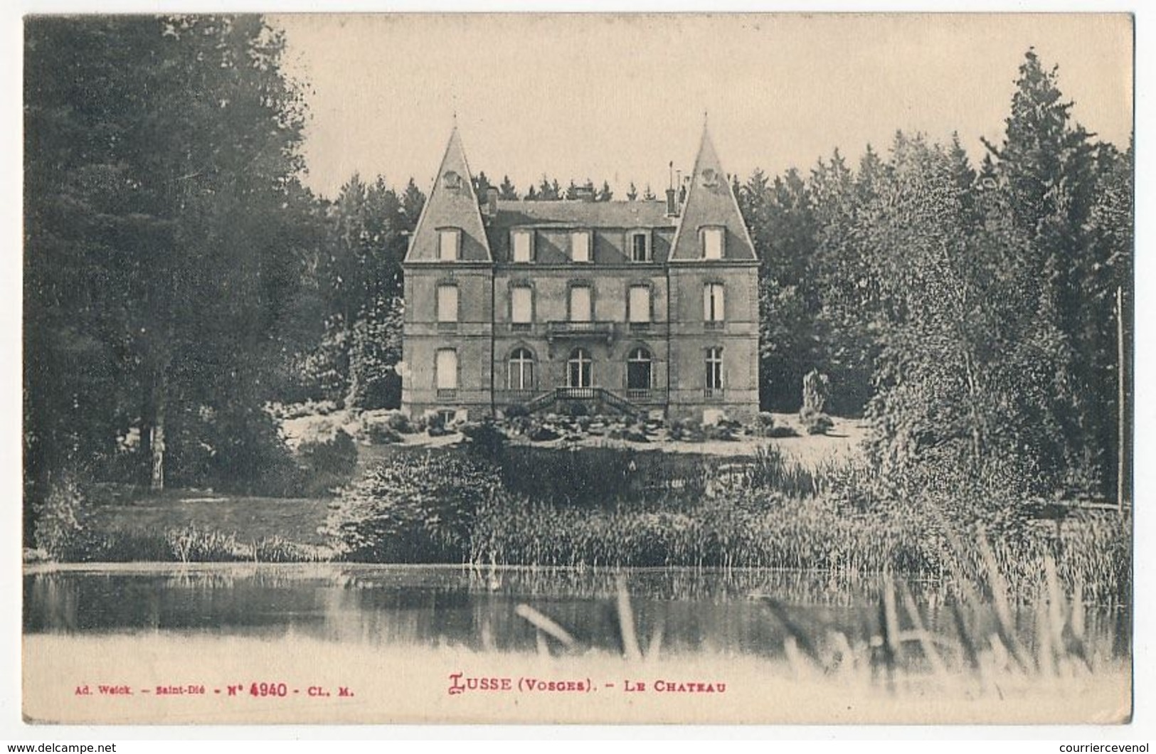 CPA - LUSSE (Vosges) - Le Chateau - Sonstige & Ohne Zuordnung