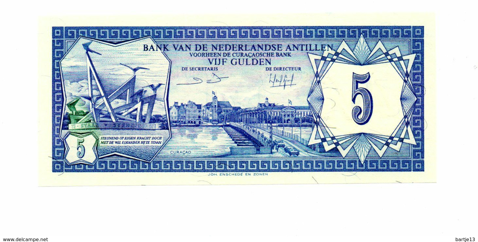 NEDERLANDSE ANTILLEN 5 GULDEN 1 JUNI 1984 FDC - Antillas Neerlandesas (...-1986)