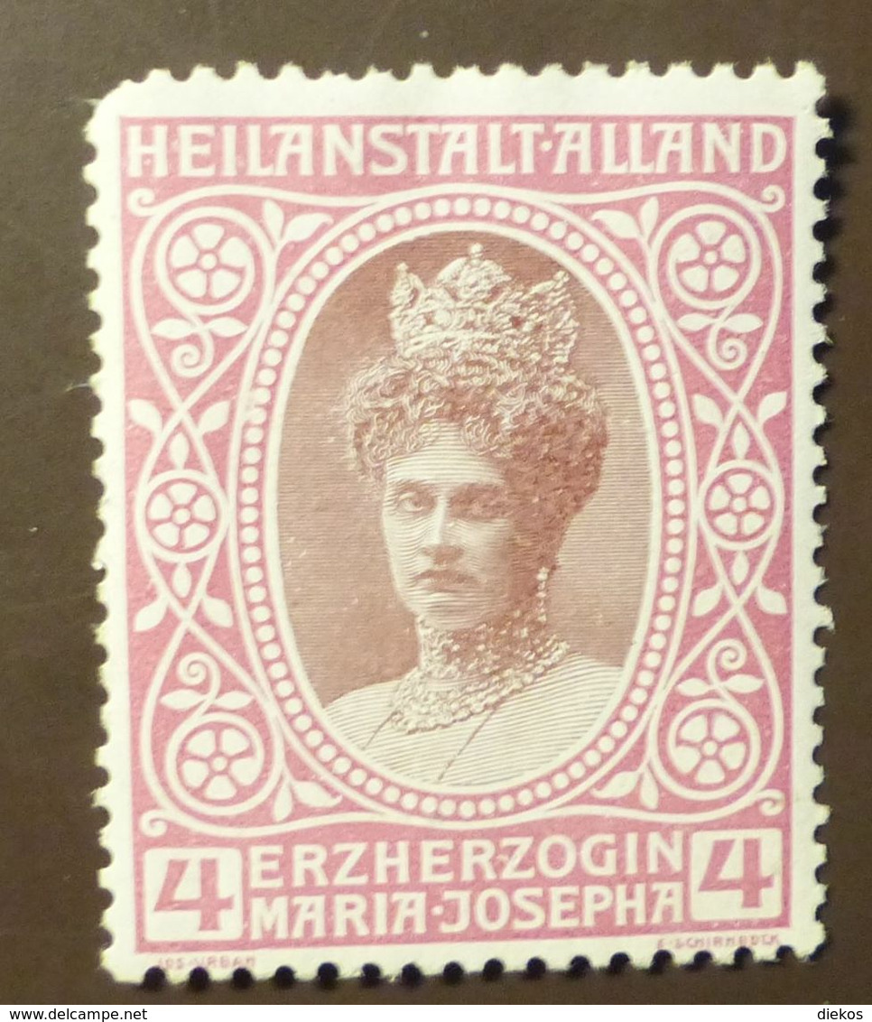 Werbemarke Cindarella Poster Stamp  Heilanstallt Alland Maria Josepha   #Werbe1898 - Cinderellas