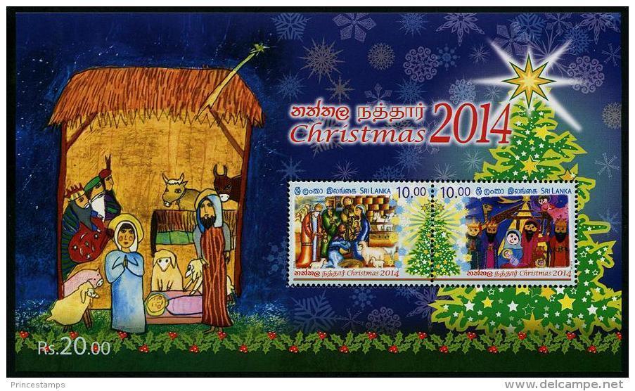 Sri Lanka (2014) - Block -   /   Christmas - Noel - Navidad - Natale - Weihnachten - Weihnachten