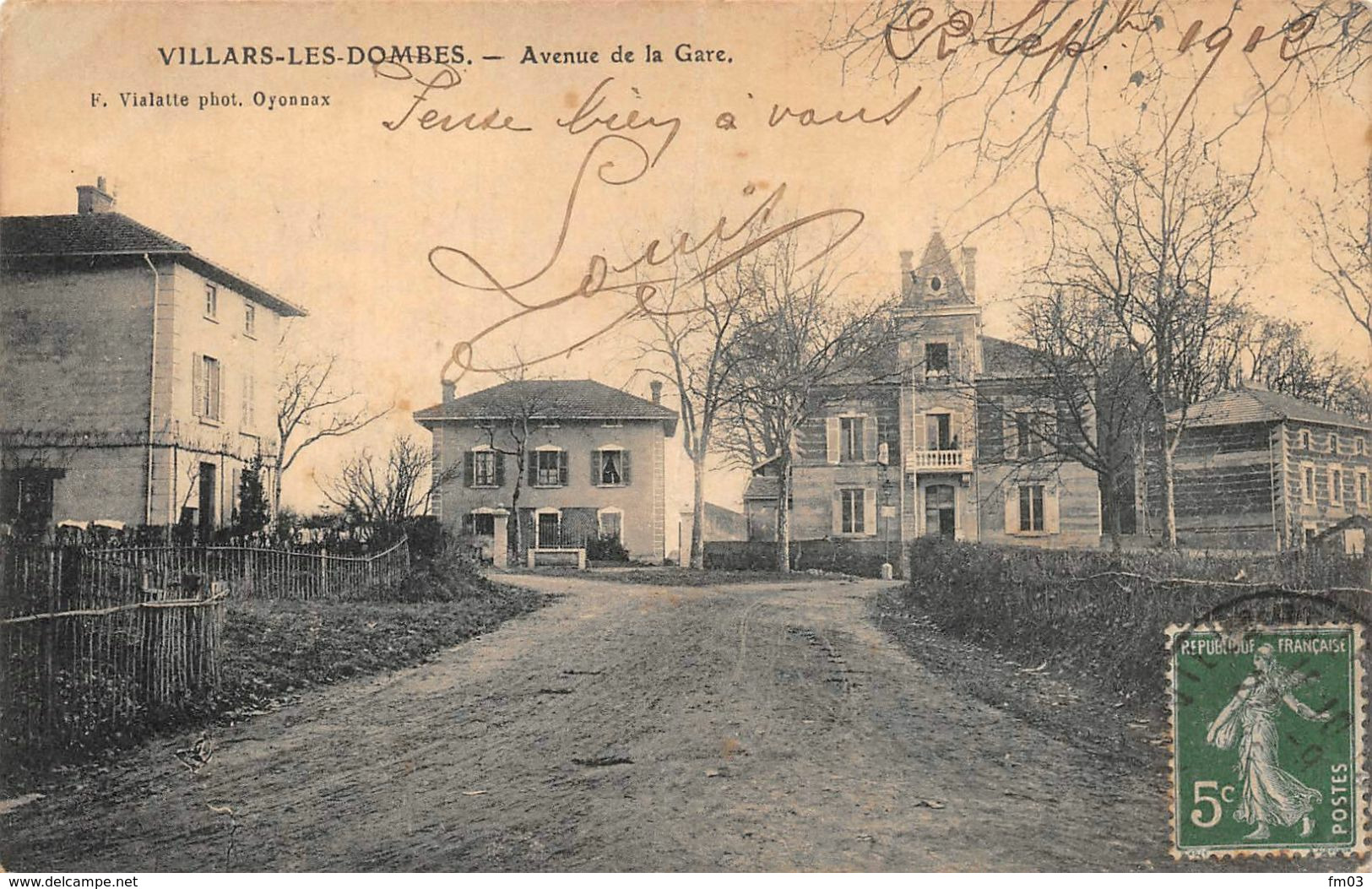 Villars Les Dombes Avenue De La Gare Attention état - Villars-les-Dombes