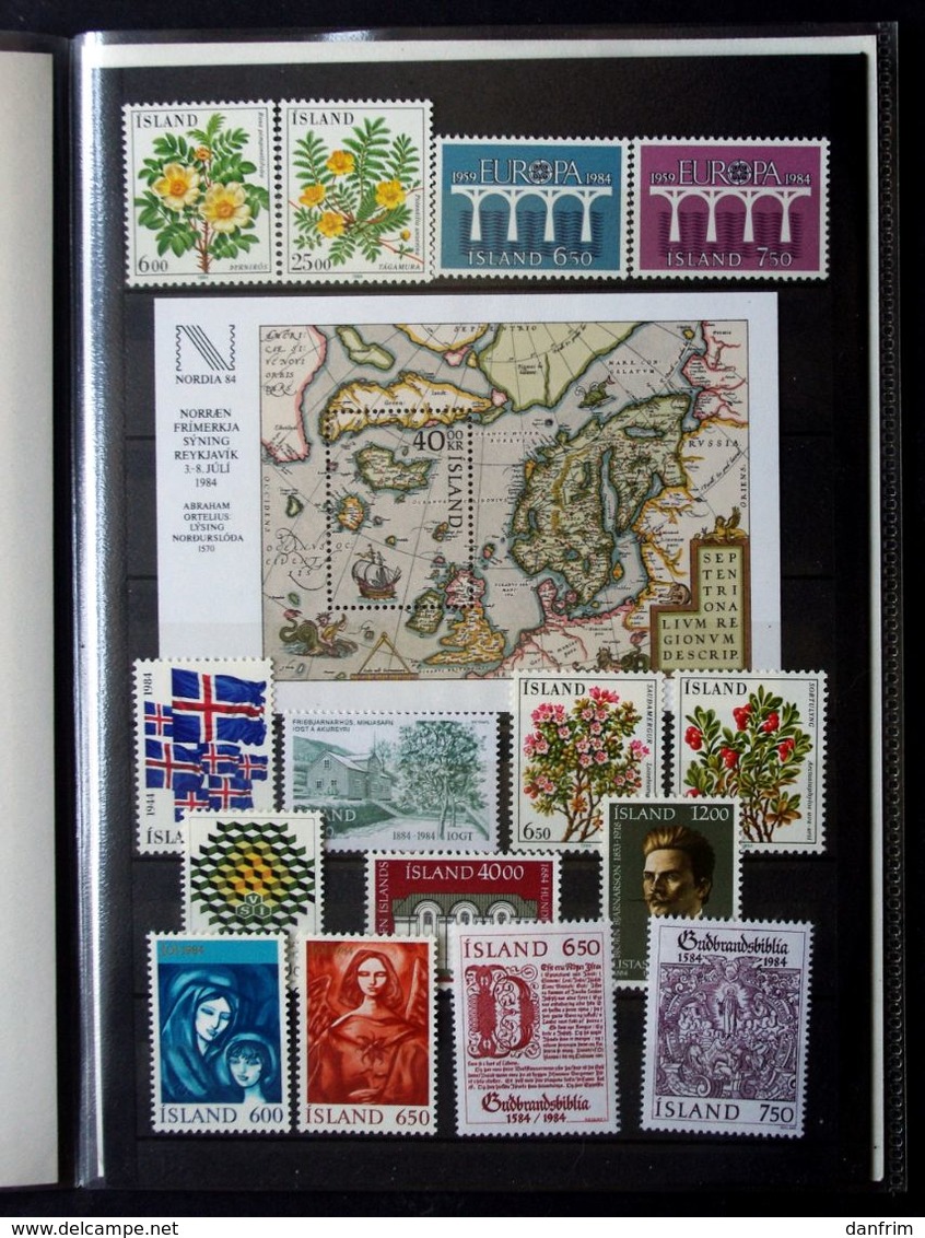 Iceland 1984 Full Years (**) ( Lot KS ) - Komplette Jahrgänge